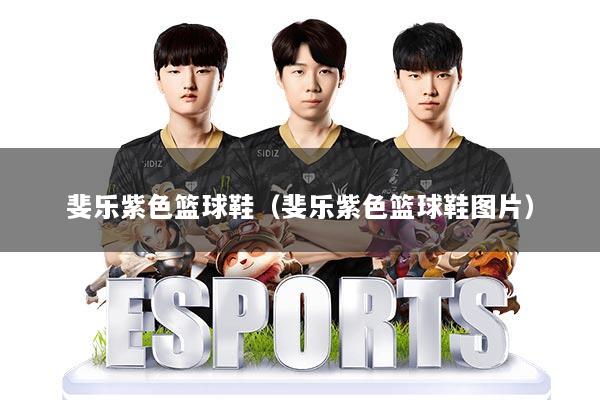 斐乐紫色篮球鞋（斐乐紫色篮球鞋图片）